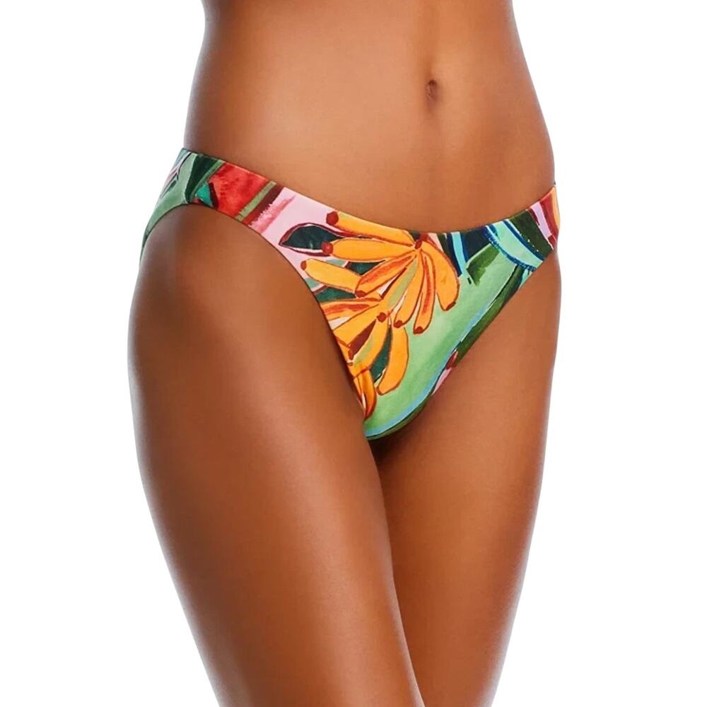 NWT! Farm Rio Banana Foliage Print Bikini Bottoms - Size Medium